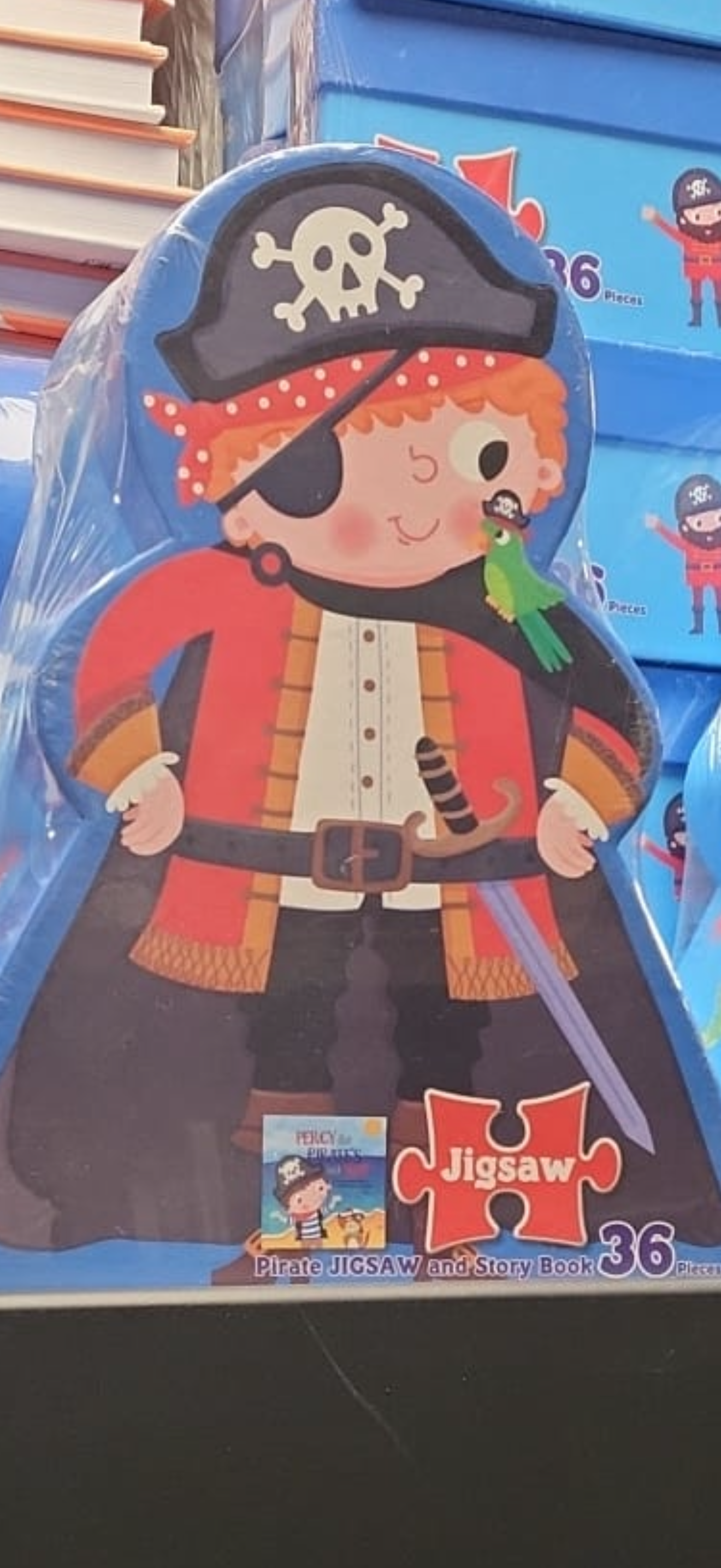 Pirate jigsaw & book