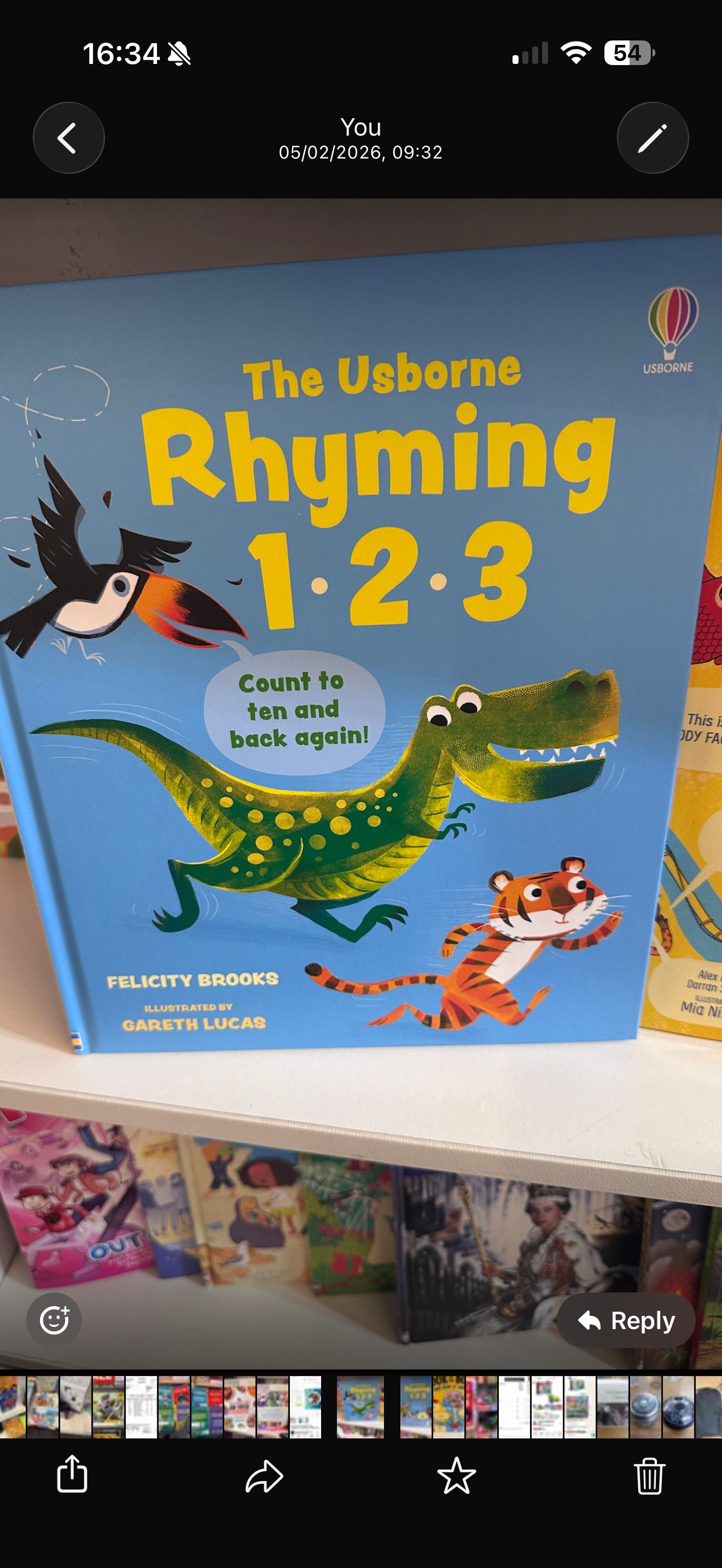Usborne rhyming 123 book
