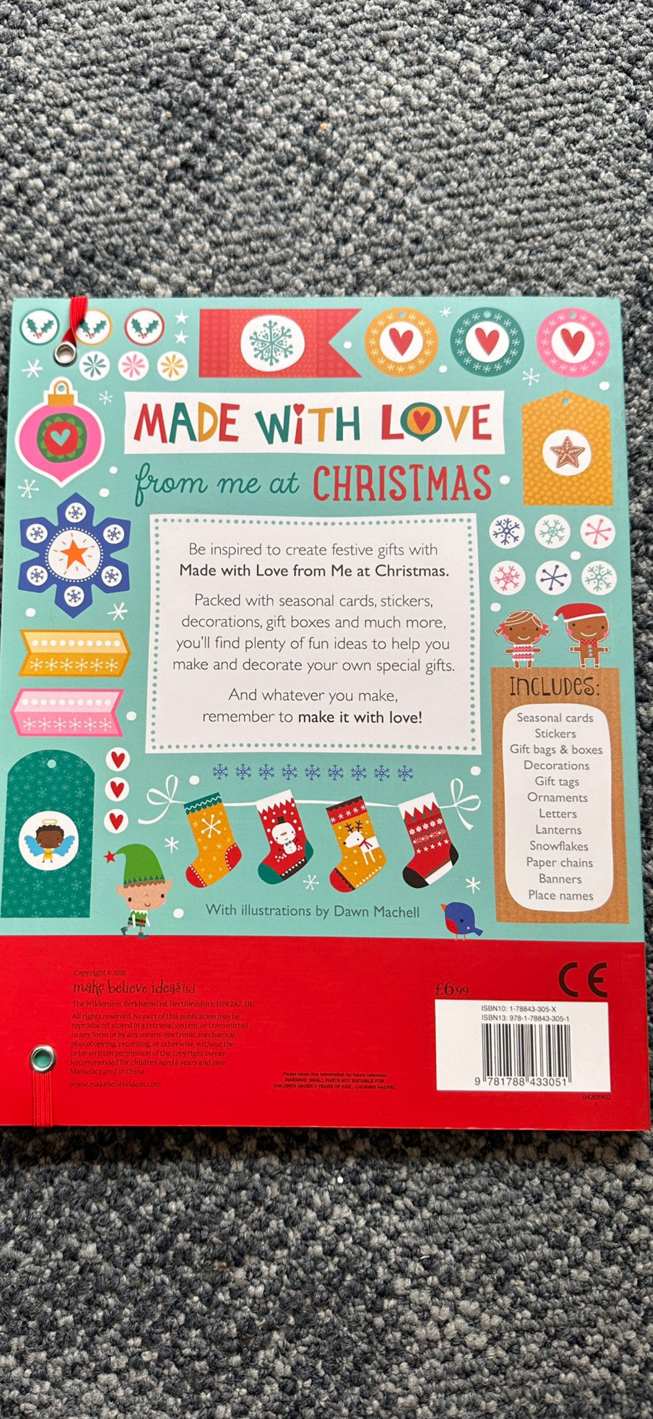 Made with love Xmas activity book