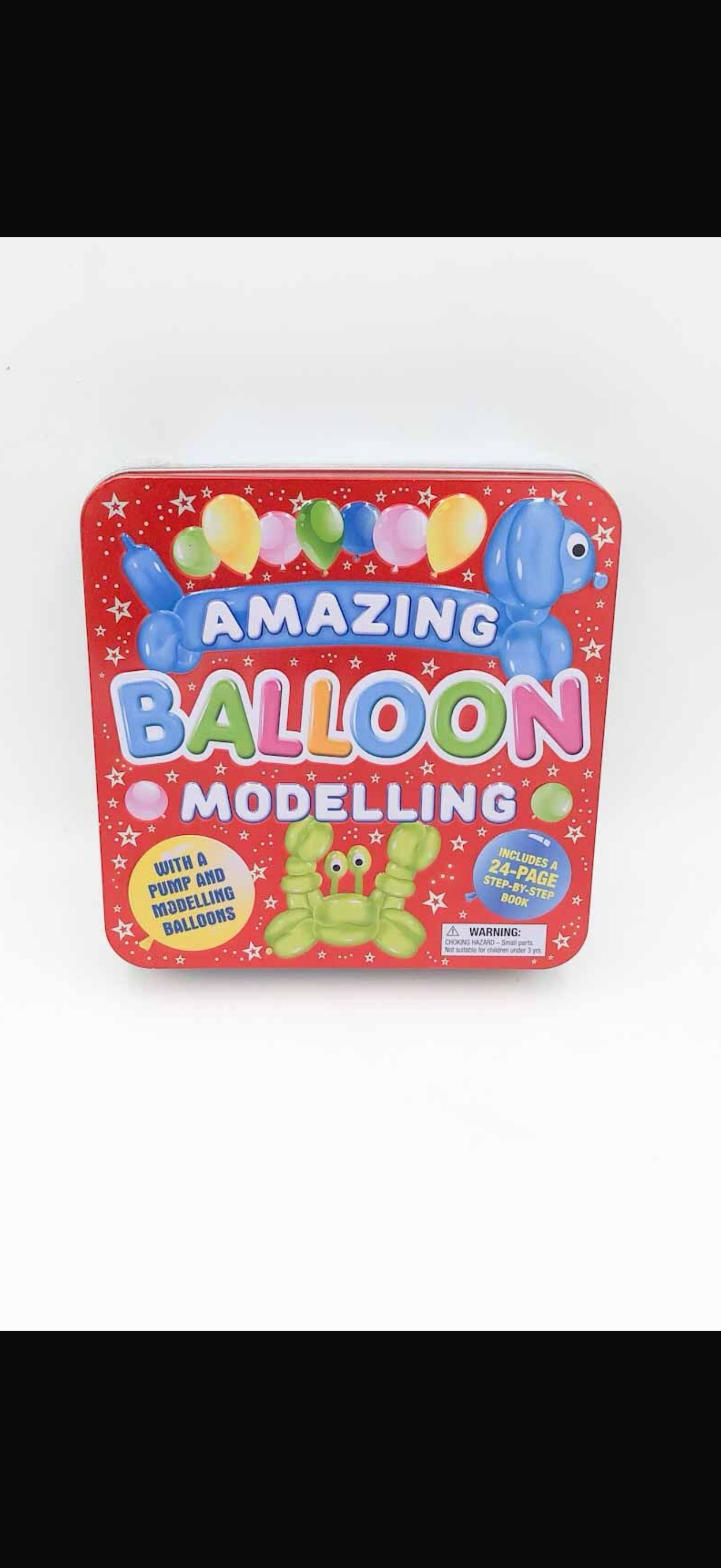 Amazing balloon animals kit in tin