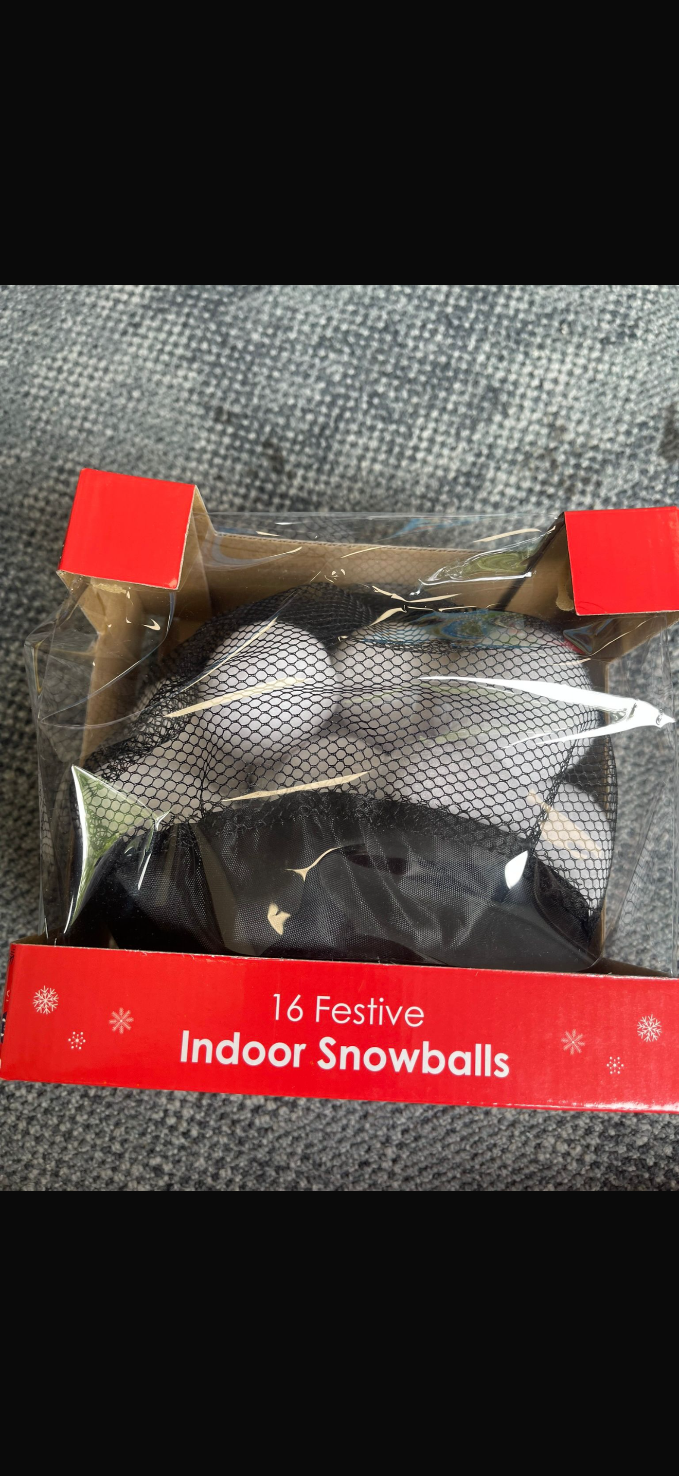 Indoor soft snowballs set
