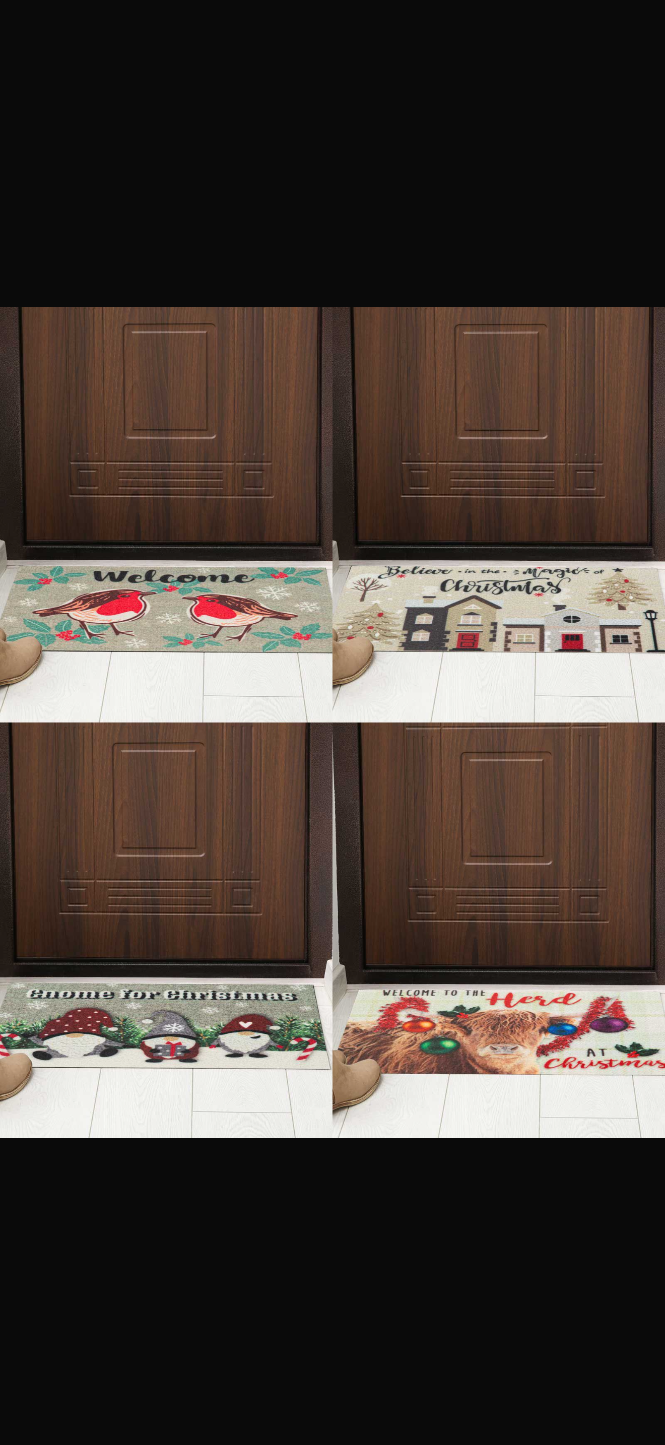 Xmas door mats