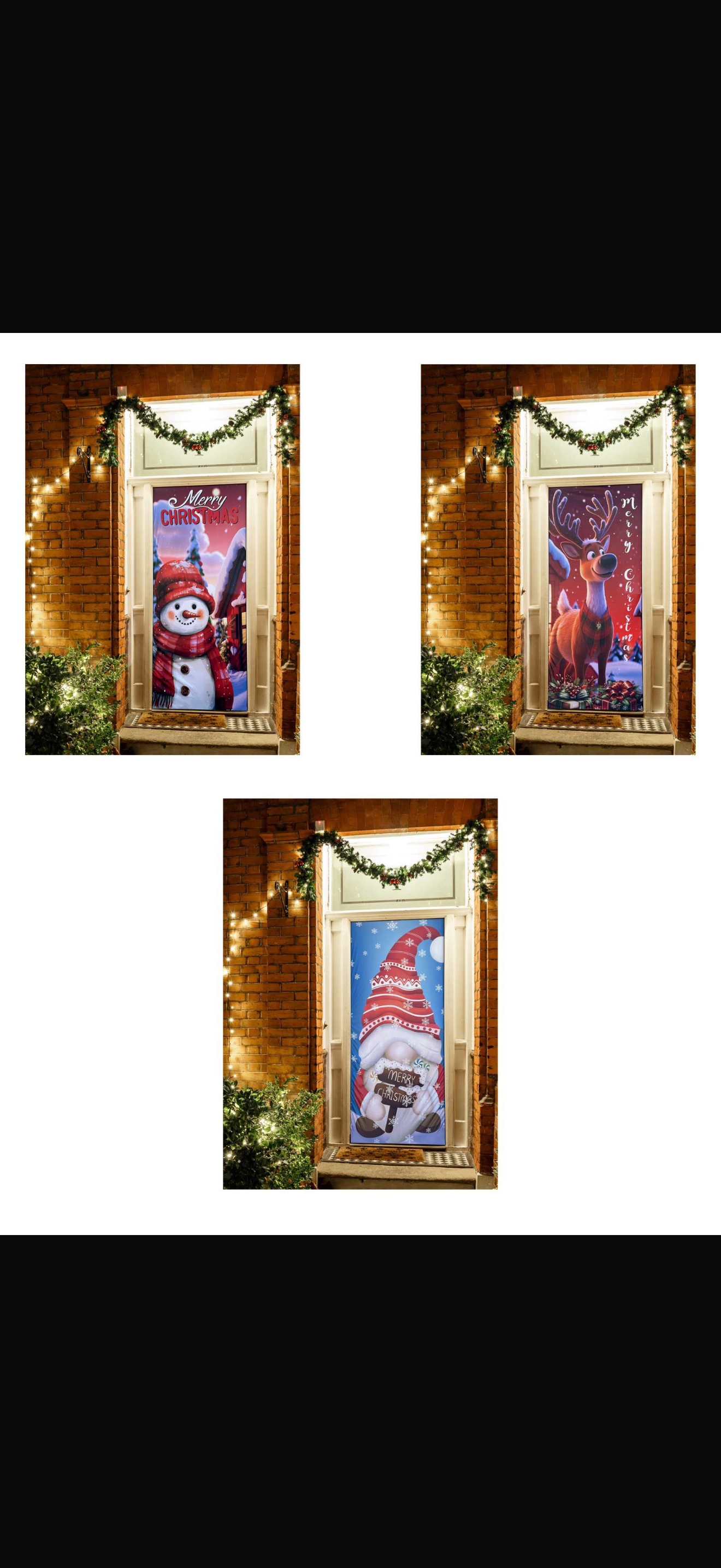 Xmas door covers