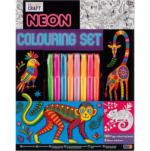 Neon Colouring Book