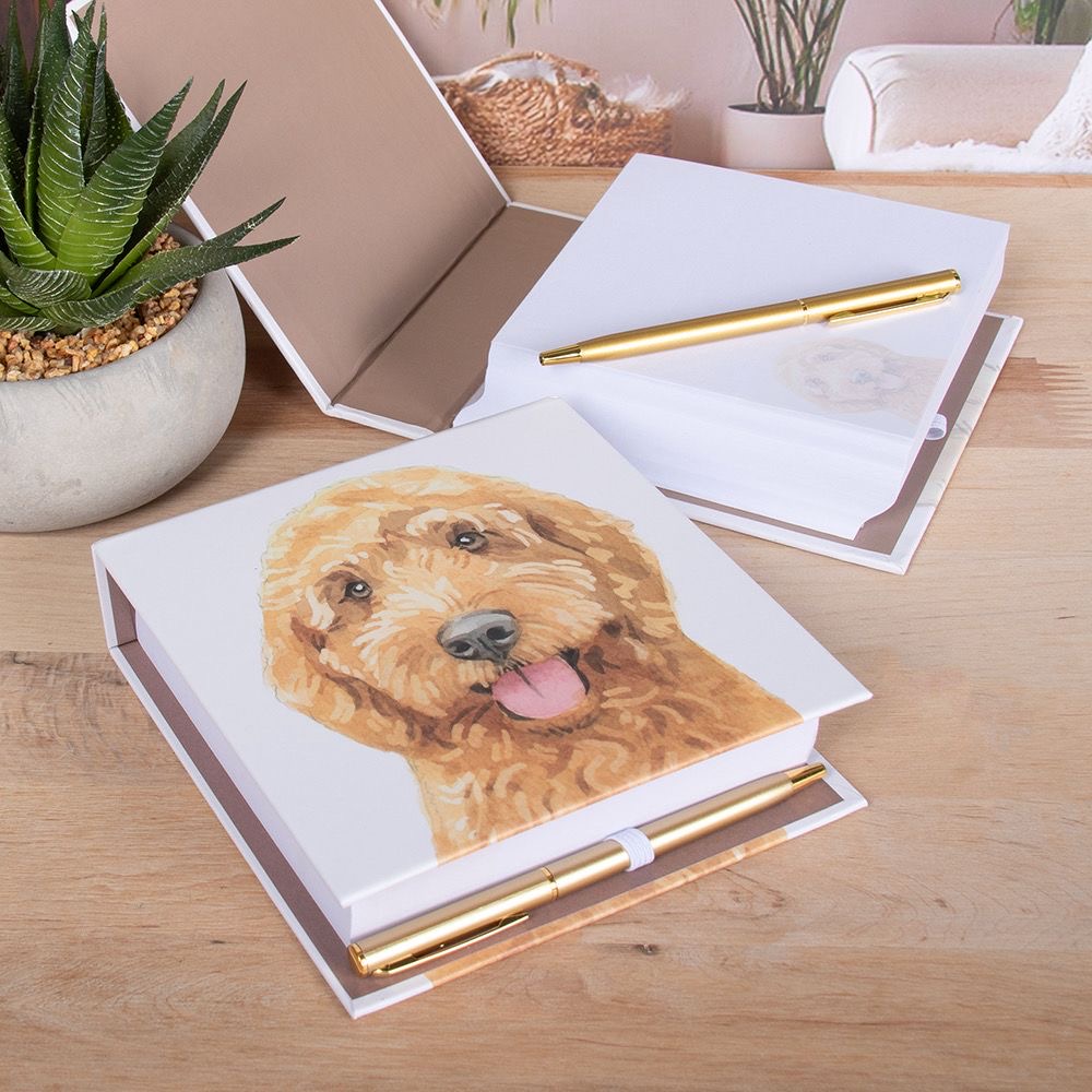 Cockapoo notebook and pen