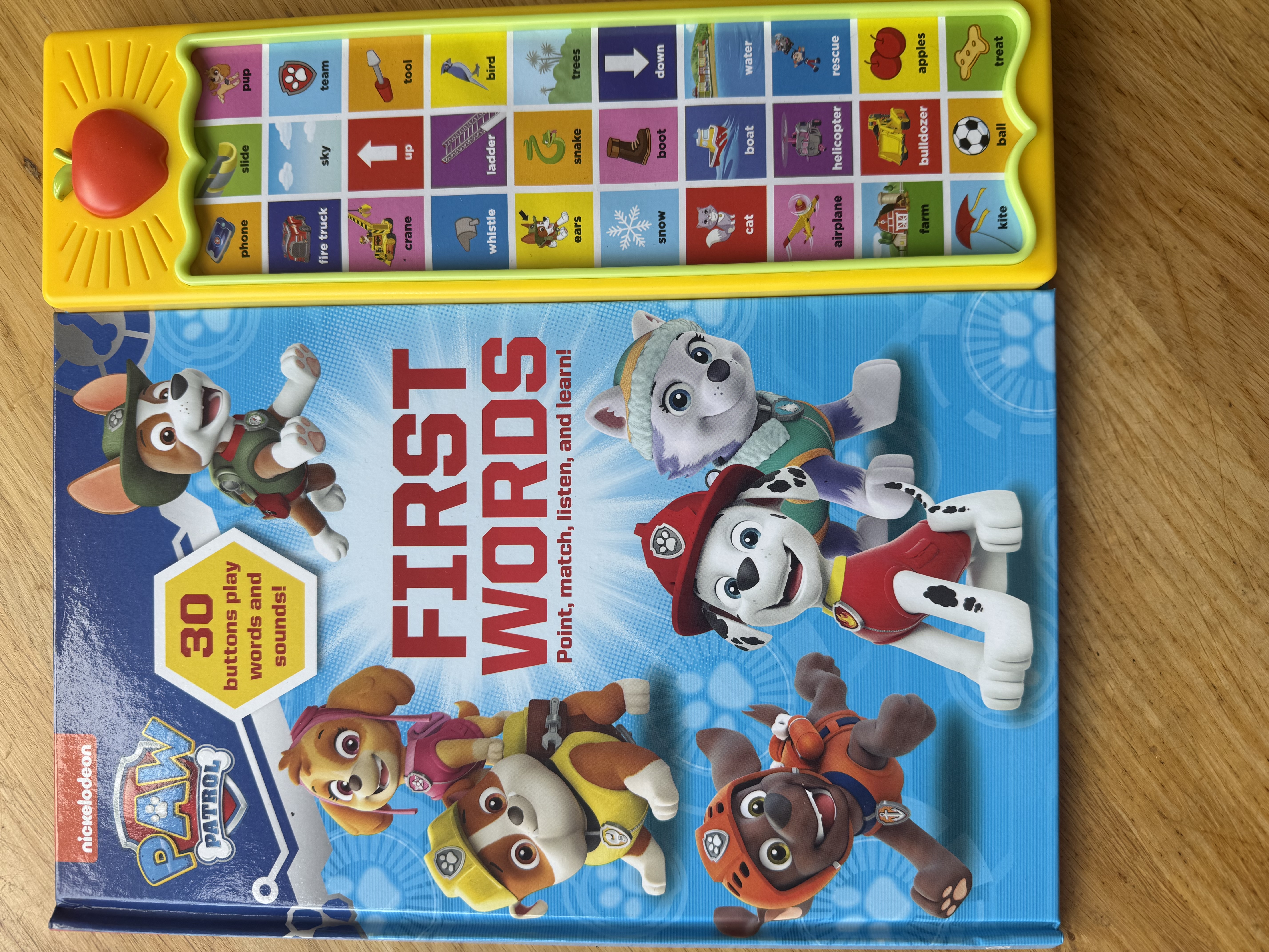 Paw patrol sound book