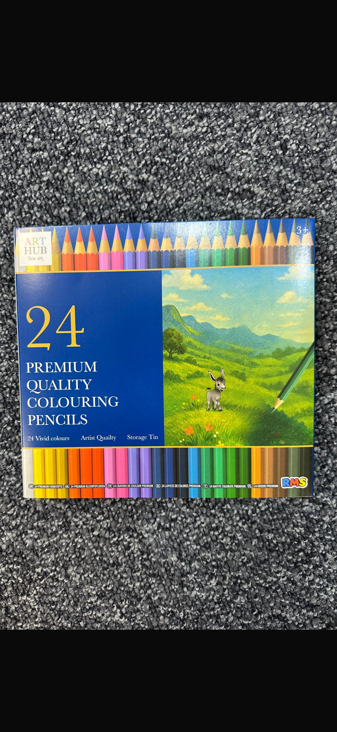 Artist colouring pencils