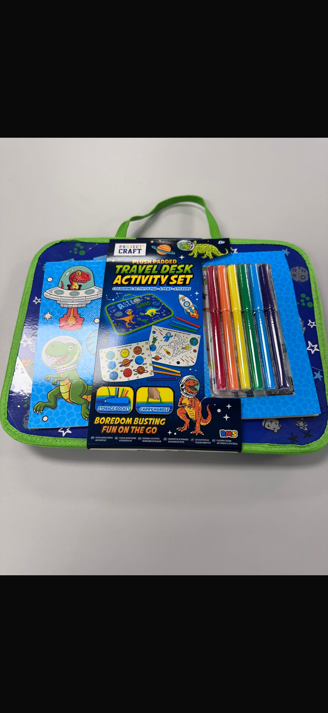 Children’s travel activity desk